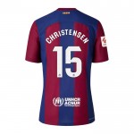 Günstige Fußballtrikots FC Barcelona Christensen 15 Heimtrikot 2023-24 Kurzarm
